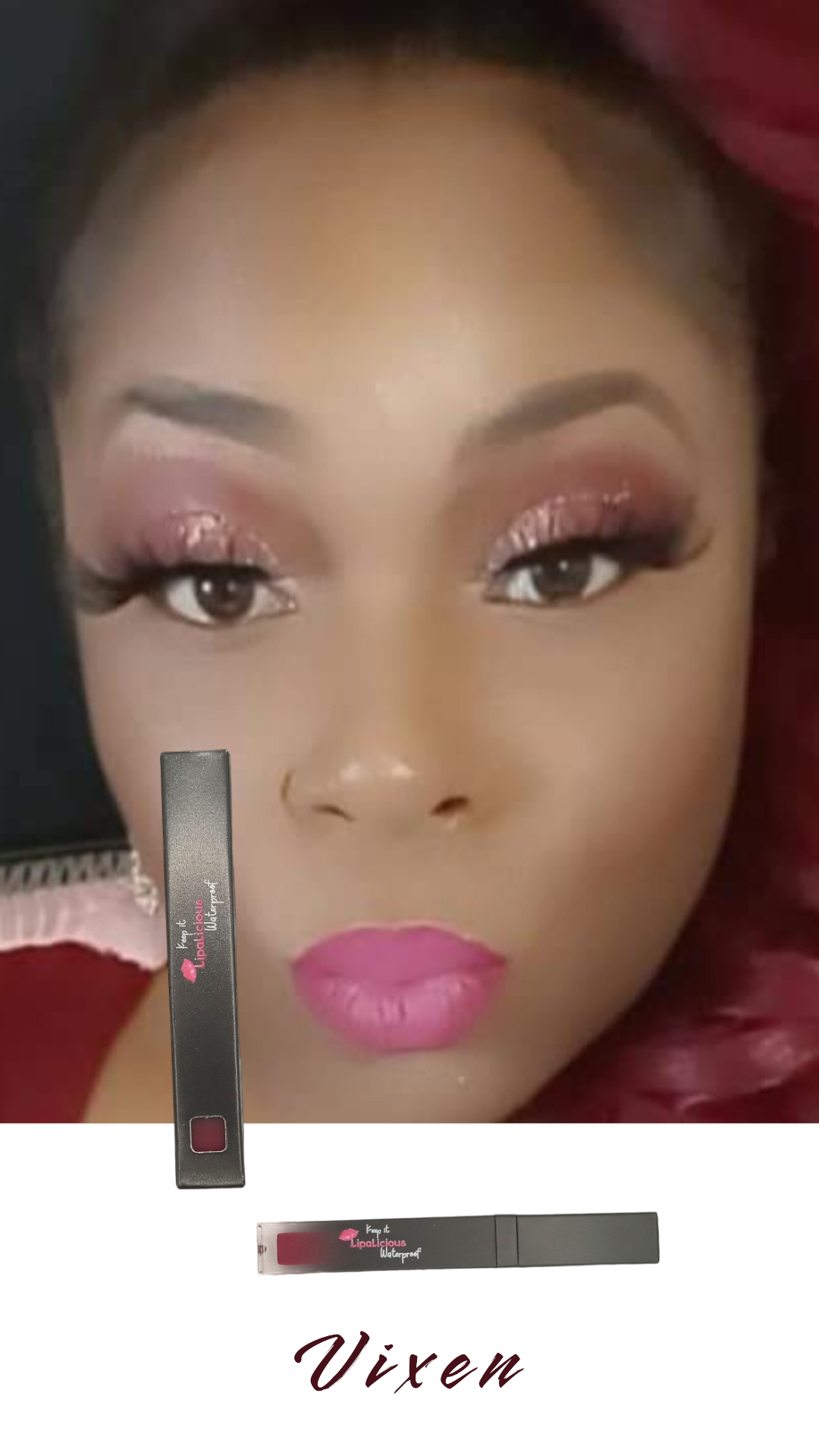 Lipalicious Vixen Burgundy