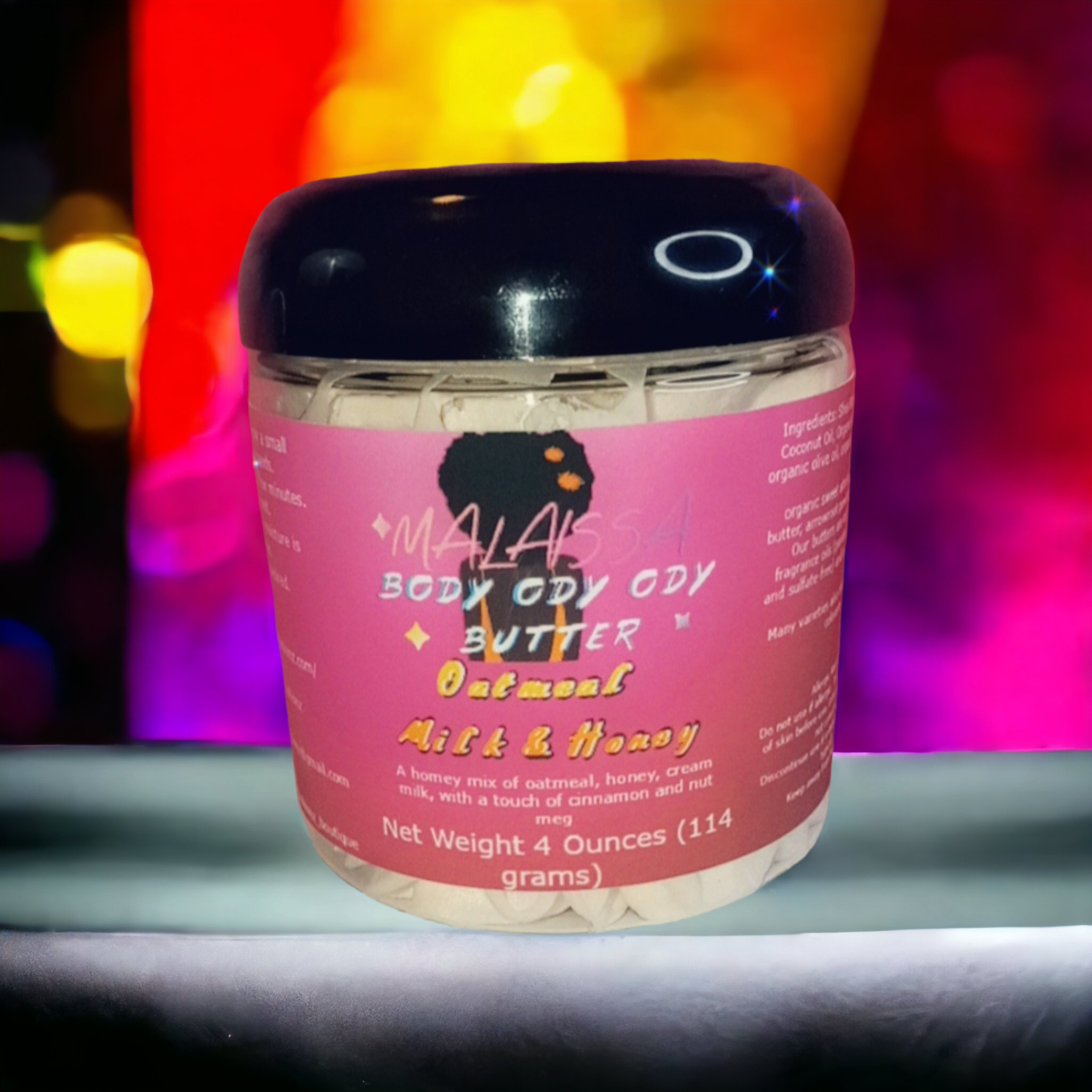 Malaissa Body Butter Oatmeal Milk and Honey